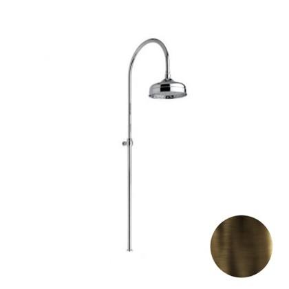 Nicolazzi Doccia Душевая стойка с верхним душем ? 30см, цвет: тёмная бронза