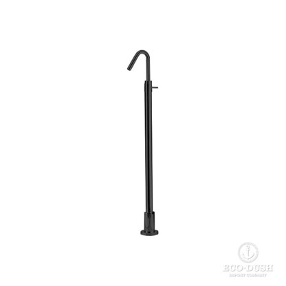 Cisal Step Смеситель однорычажный напольный для раковины,внешняя и внутренняя части в комплекте, цвет: титан черный PVD