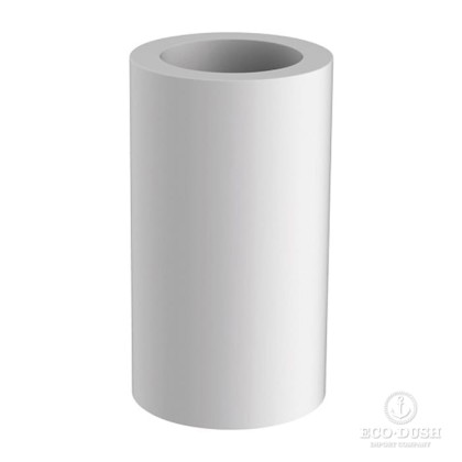 Cisal Vita Стакан, из композита, настольный цвет: белый матовый