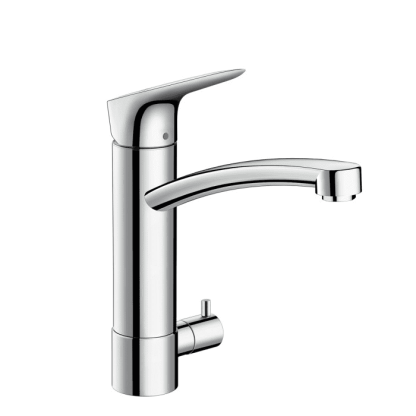Hansgrohe Logis, Смеситель для кухни, с запорным вентилем для посудомоечной машины, Цвет: хром
