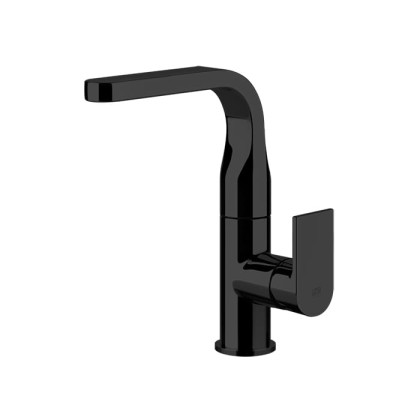 Gessi Emporio Via manzoni Смеситель для раковины, на 1 отв, с донным клапаном, цвет: Black XL