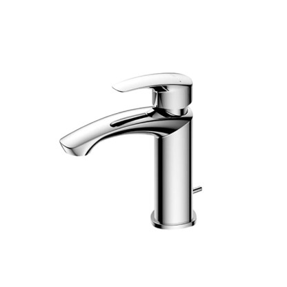 TOTO GM Смеситель для раковины низкий на 1 отв,со сливным клапаном, цвет: хром