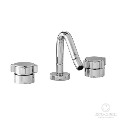 Stella Aster Смеситель для биде на 3 отверстия 3603, цвет: хром