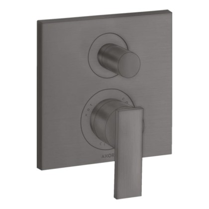 Axor Citterio Смеситель для ванны, встраиваемый, с переключателем потоков, цвет: шлифованный черный хром