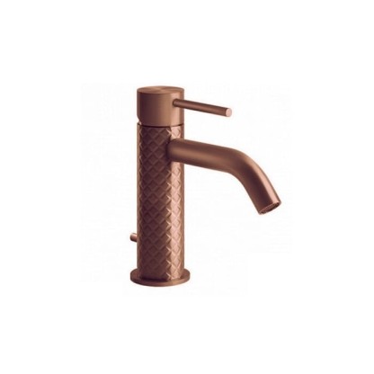 Gessi 316 Смеситель для раковины, 1 отв., с донным клапаном, цвет: brushed copper pvd