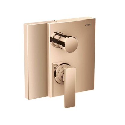 Axor Edge Смеситель для ванны, встраиваемый, внешняя часть, цвет: красное золото