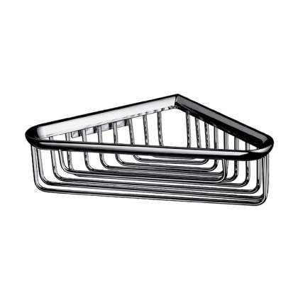 EMCO System2 Полочка-решетка угловая, съемная, 176x176x60мм, подвесной, цвет: хром