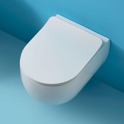 Kerasan Flo унитаз подвесной 50х36см, цвет: белый матовый