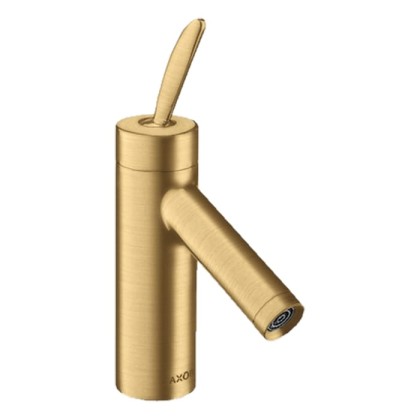 Axor Starck Cмеситель для раковины, на 1 отв, с донным клапаном, цвет: шлифованное золото