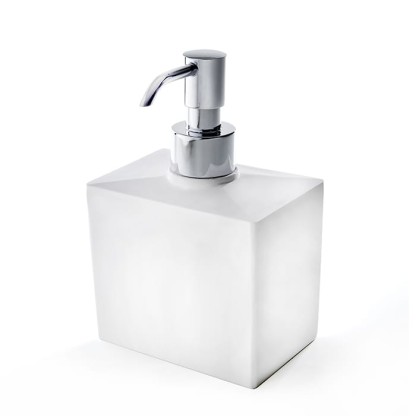 3SC Mood White Дозатор настольный, цвет: белый матовый/хром