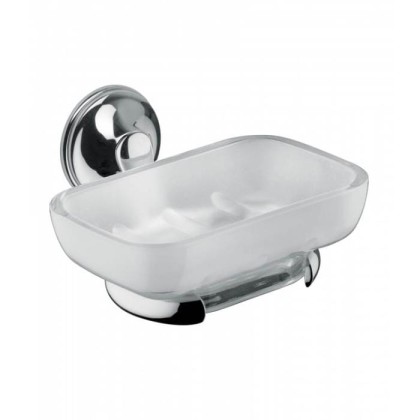 Мыльница подвесная Bongio Fleur, цвет: хром