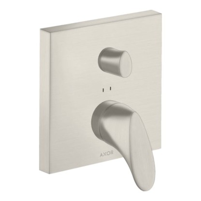 Axor Starck Organic Смеситель для ванны, встраиваемый, с переключателем на 2 потока, цвет: сталь