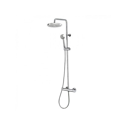 Bossini Elios Настенная колонна: Душ из ABS, ?250 ручной душ, смеситель термостатический или встроенным переключателем, цвет: хром
