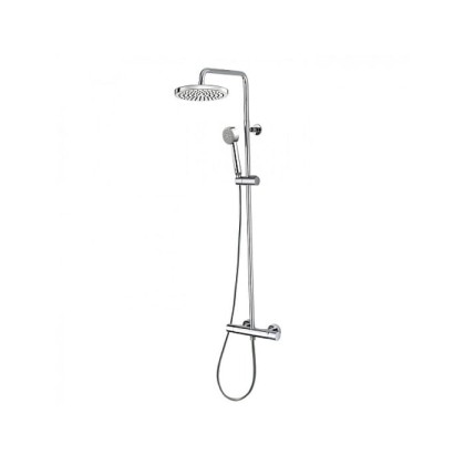 Bossini Elios Настенная колонна: Душ из ABS, ?250 ручной душ, смеситель термостатический или встроенным переключателем, цвет: хром