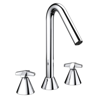 Nicolazzi Star Смеситель для раковины, на 3 отв., цвет: хром