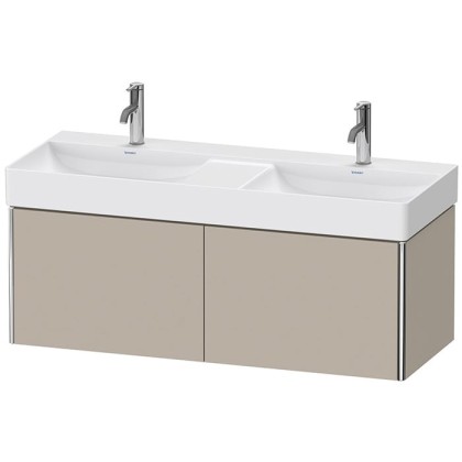 Duravit XSquare Тумба с раковиной 118.4x46х39.7см., подвесная, 2 выдвижных отделения, цвет: Taupe SaM