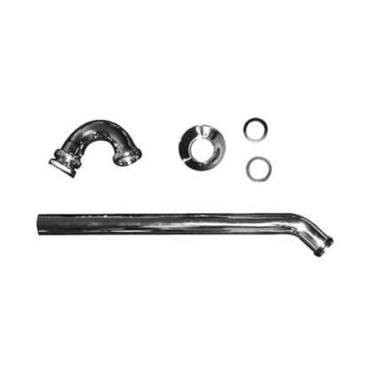 Duravit Сифон для биде 1 1/4" с удлиненной спускной трубой, цвет: хром