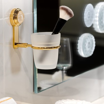 THG Dahlia Стакан подвесной, цвет: золото