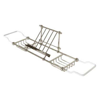 Devon&Devon First Class Решетка для ванны с подставкой для планшета, подвесной, цвет: никель блестящий