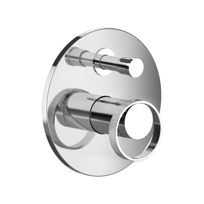 Gessi Anello Встраиваемый однорычажный смеситель на 2 выхода с перекл., внешняя часть, цвет: хром