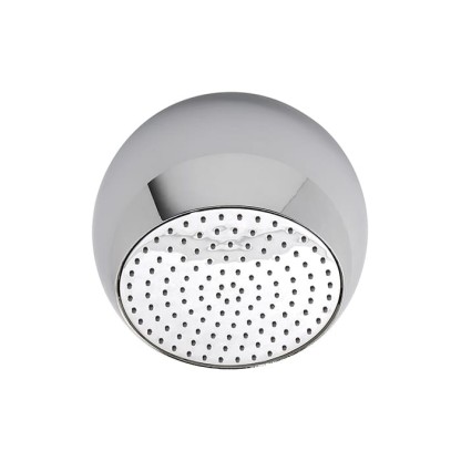 Carlo Frattini Wellness Верхний душ Sfera ? 200 мм., настенный монтаж, сфера белая, цвет: хром
