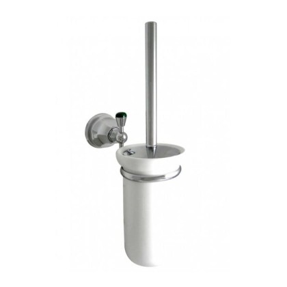 Nicolazzi Teide Chic Ершик для унитаза, украшеный камнем, подвесной, цвет: хром