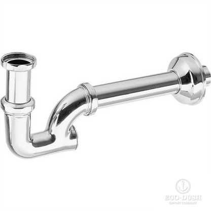 CISAL Сифон для раковины 1"1/4, цвет: хром