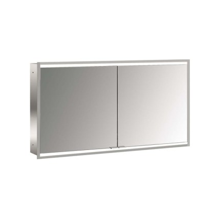 Emco Prime Зеркальный шкаф 130см., с подсветкой LED2 Facelift встраив. модель, 2-дверки, IP 20 зеркальная задняя стенка