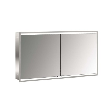 Emco Prime Зеркальный шкаф 130см., с подсветкой LED2 Facelift встраив. модель, 2-дверки, IP 20 зеркальная задняя стенка