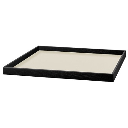 ADJ Поднос Mondo, 25x25xH3 см., цвет: белый/панна котта