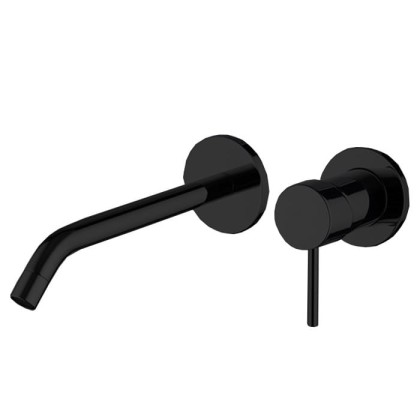 Fima Carlo Frattini Spillo Up Смеситель для раковины, встраиваемый, излив: см., цвет: черный матовый