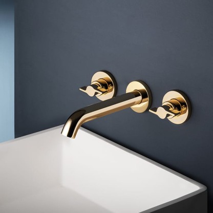 Gattoni GAS Смеситель для раковины, встраиваемый, цвет: Gold 24KT