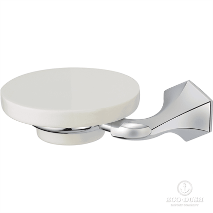 CISAL Cherie Мыльница подвесная, цвет: хром/керамика