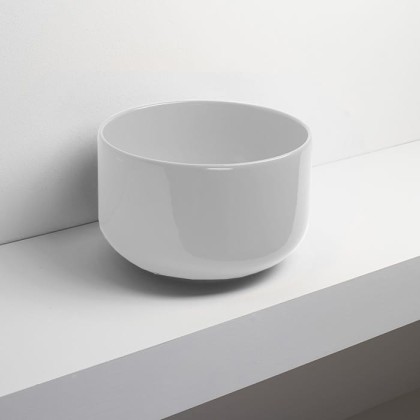 Simas Balloon Раковина накладная, 40xh25см., без отв., без перелива, цвет: белый