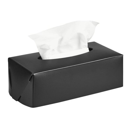 ADJ Салфетница Kleenex, 23x12xH7,5 см., цвет: черный/серый