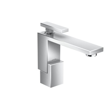Axor Edge Смеситель для раковины, на 1 отв., с донным клапаном push/open, излив 160мм, цвет: хром