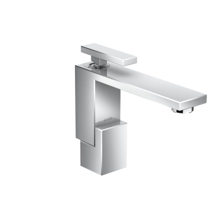 Axor Edge Смеситель для раковины, на 1 отв., с донным клапаном push/open, излив 160мм, цвет: хром