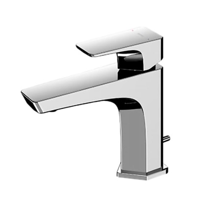 TOTO GE Смеситель для раковины на 1 отв, 51x162x155мм со сливным клапаном, цвет: хром