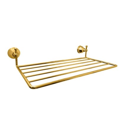 Nicolazzi Teide Полотенцедержатель-полочка 57см., подвесной, цвет: золото
