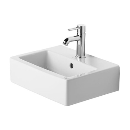 Duravit Vero Раковина 45x35 см, 1 отв., с переливом, цвет: белый