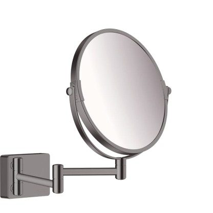 Hansgrohe AddStoris Косметическое зеркало, цвет: шлифованный черный хром