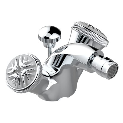 THG Hirondelles Platinum Stamped Смеситель для биде, 1 отв., цвет: хром