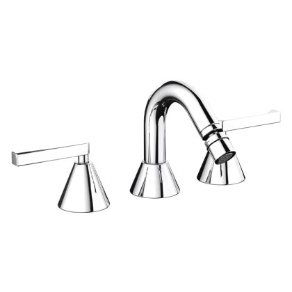 Nicolazzi Flag Смеситель для биде, на 3 отв., цвет: хром