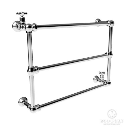 Stella Roma Полотенцесушитель водяной 80х56см, цвет: хром