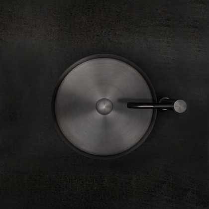 Gessi 316 Раковина 40 см, без отв., для установки на столешницу, без перелива, нержавеющая сталь, цвет: Black metal brushed PVD