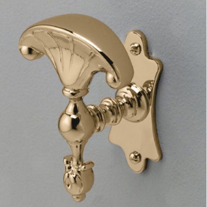 Devon&Devon Mayfair Крючок подвесной, веер, цвет: золото