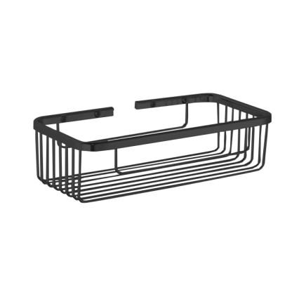 Bertocci Complementi Сетка для душа 26х7х13,5см, подвесная цвет: черный матовый