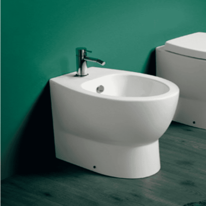 SIMAS Simas Lft Spazio Биде приставное 35х53 см,  с 1 отв, цвет: белый