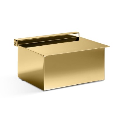Decor Walther FB 3 Бокс для влажных салфеток 14.5x11.5x8см, настольный, цвет: золото
