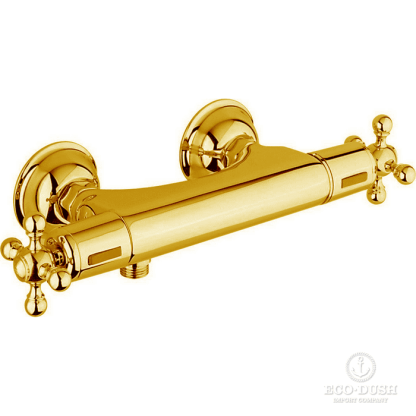 CISAL Arcana Ceramic Термостатический смеситель для душа, цвет: золото